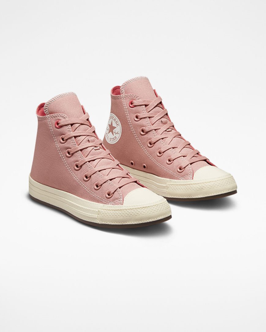 Dámské Boty Vysoké Converse Chuck Taylor All Star Tonal Platene Růžové | CZ EIAZ18